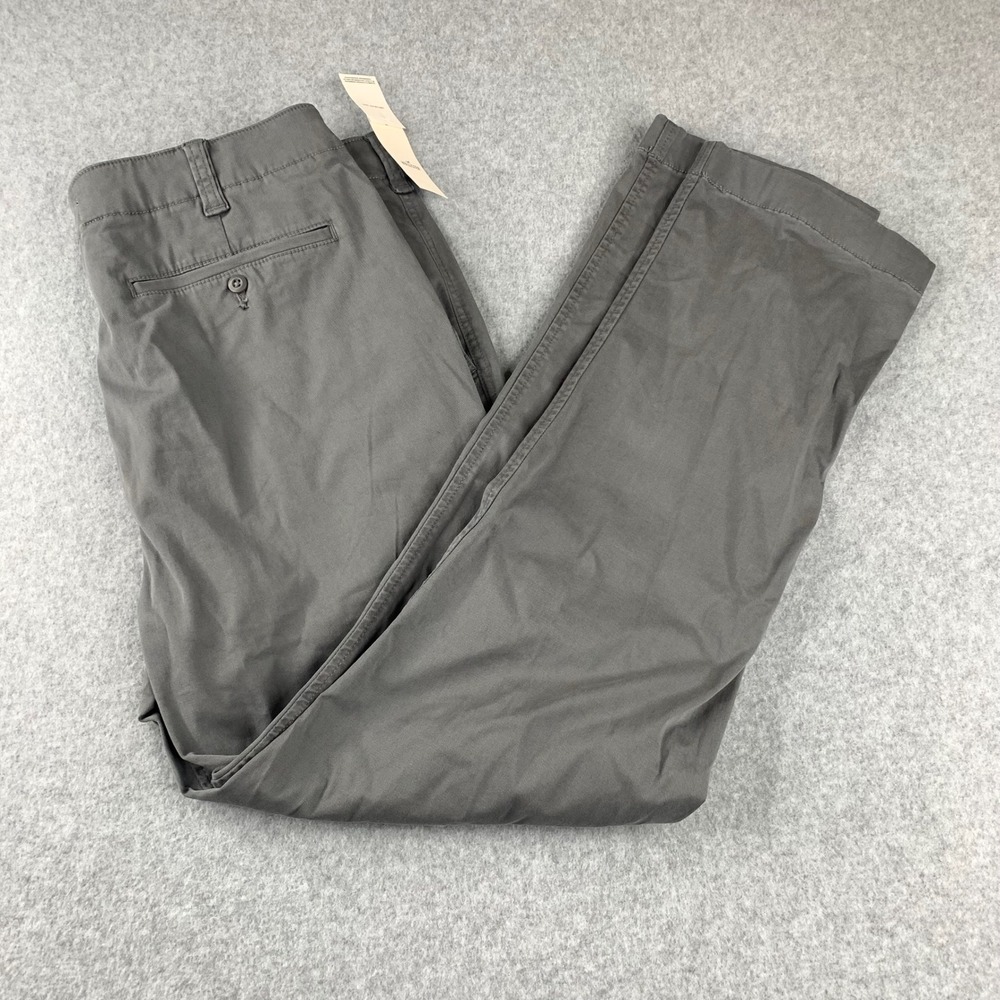 Hollister Chino Pants Mens 36x32 Grey Slim Straight Stretch New With Tags NWT